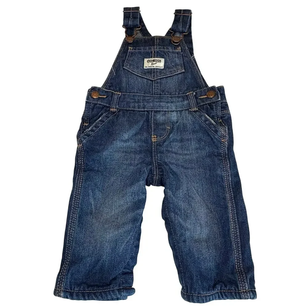 Oshkosh B'gosh Fleece Lined Overalls Boys/Girls 6M